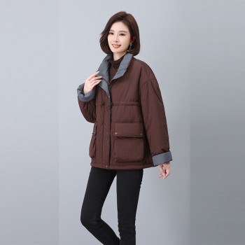 In stock 2023 winter new down jackets, cotton coats, Korean style mid-size jackets ready for Double Eleven